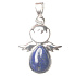 Lapis Lazuli Anděl strážný přívěsek přírodní kámen 3,5 x 2,5 mm, kámen harmonie