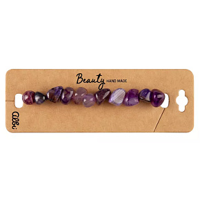 Albi Ametyst elastický náramek 20 cm