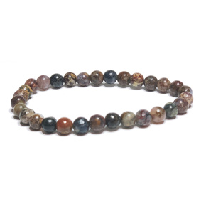 Pietersit multi náramek elastický přírodní kámen, kulička 6 mm / 16 -17 cm, kámen s bouřlivými živly Pietersit multi náramek elastický přírodní kámen, kulička 6 mm / 16 -17 cm, kámen s bouřlivými živly