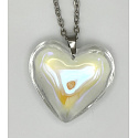 Aurazářič Andělské srdce hladké, nejsem jen šperk 4,5 x 4,5 cm