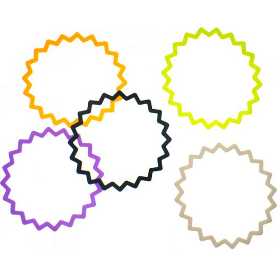 Gumový náramek 6 cm 1 kus