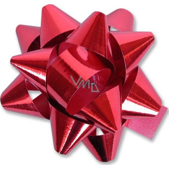 Nekupto Hvězdice velká metal červená 8 cm Nekupto Hvězdice velká metal červená 8 cm