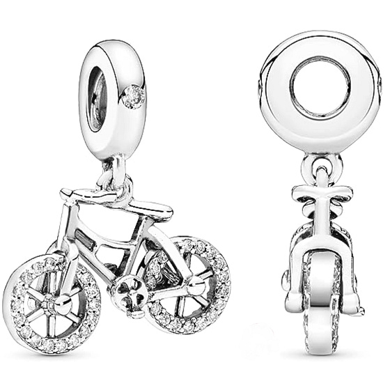 Charm Oslnivé jízdní kolo, přívěsek na náramek sport
