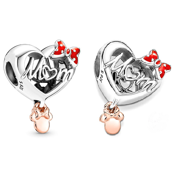 Charm Disney Minnie Mouse, Mom - Maminka, korálek na náramek, film