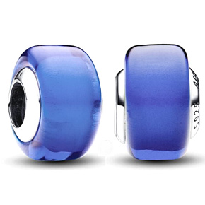 Charm Modré Murano sklo, korálek na náramek symbol