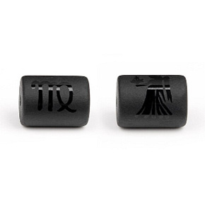 Onyx Panna znamení zvěrokruhu, přívěsek na náramek přírodní kámen, váleček 10 mm 1 kus, kámen životní síly