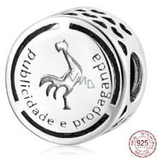 Charm Sterlingové stříbro 925 Reklama, propagace, korálek na náramek zaměstnání