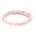 Růženin náramek elastický přírodní kámen, kulička 8 mm / 16 - 17 cm, kámen lásky