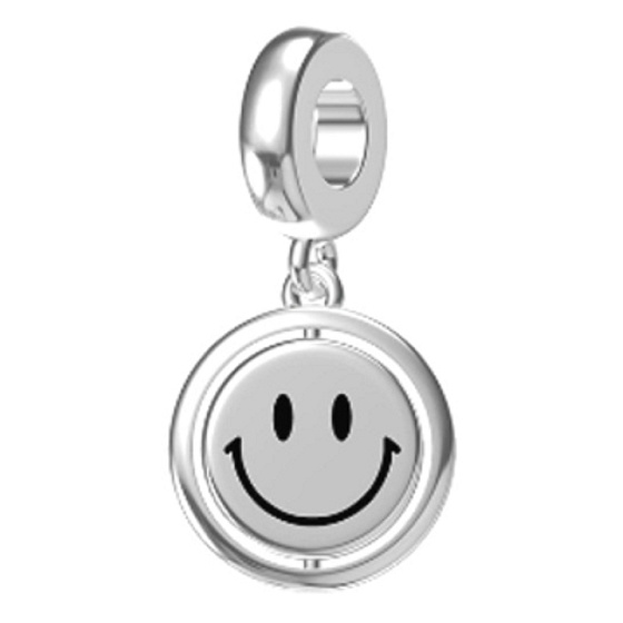 Charm Smajlík - Americký sen - Usměj se, jsi krásný/á, přívěsek na náramek symbol
