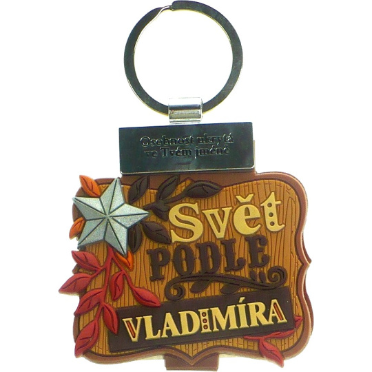 Albi Knížka se jménem na klíče Svět podle Vladimíra 6 x 9,5 cm