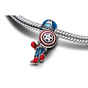 Charm Marvel The Avengers Captain America, korálek na náramek, film