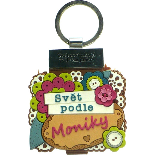 Albi Knížka se jménem na klíče Svět podle Moniky 6 x 9,5 cm