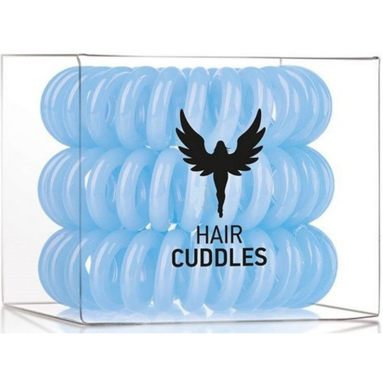 HH Simonsen Hair Cuddles Light Blue gumičky do vlasů světle modré 3 kusy