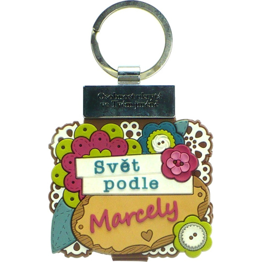 Albi Knížka se jménem na klíče Svět podle Marcely 6 x 9,5 cm