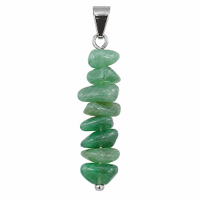 Aventurín – Síla minerálů | Přívěsek z přírodních minerálních zlomků | 2,5 cm | Symbol štěstí a prosperity
