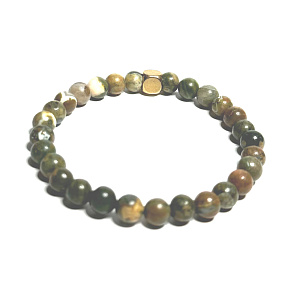 Ryolit náramek elastický přírodní kámen, kulička 6 mm / 16 - 17 cm, kámen jasného vědomí Ryolit náramek elastický přírodní kámen, kulička 6 mm / 16 - 17 cm, kámen jasného vědomí