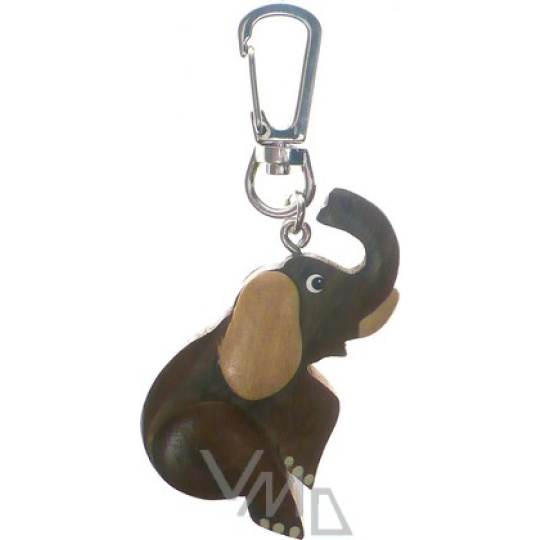 Nekupto Jolo Natura přívěšek dřěvěný velký Slon 1 kus