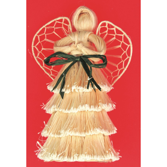 Anděl s vrstvenou sukní 16 cm