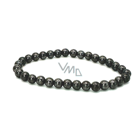 Magnetovec zeštíhlující magnetický náramek elastický přírodní kámen, kulička 6 mm / 16 - 17 cm Magnetovec zeštíhlující magnetický náramek elastický přírodní kámen, kulička 6 mm / 16 - 17 cm