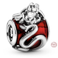Charm Sterlingové stříbro 925 Disney, Mushu, Mulan, korálek na náramek film