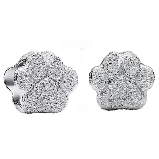 Charm Tlapička lásky - amulet věrnosti a oddanosti, korálek na náramek zvíře