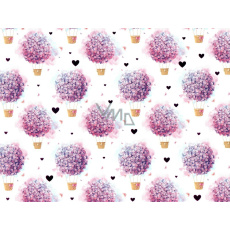 Nekupto Dárková papírová taška 23 x 17,5 x 10 cm Balony, fialová 1858 LFM Nekupto Dárková papírová taška 23 x 17,5 x 10 cm Balony, fialová 1858 LFM