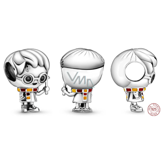 Charm Sterlingové stříbro 925 Harry Potter - Postava, korálek na náramek, film