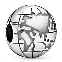 Charm Planeta Země, stopper, klipový korálek na náramek cestování