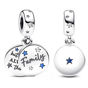 Charm Láska rodiny, 2v1 přívěsek na náramek rodina
