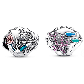 Charm Disney Malá mořská víla - Ariel, škeble, korálek na náramek, film