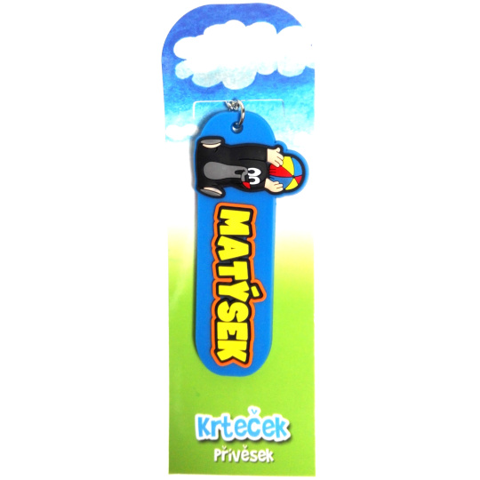 Nekupto Krtečkova dobrodružství Krteček přívěsek jmenný Matýsek