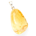 Citrín Troml přívěsek přírodní kámen, S cca 2,5 cm, 1 kus, AA kvalita, kámen hojnosti, úspěchu