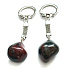 Bloodstone Troml přívěsek klíčenka přírodní kámen, cca 10 cm, 1 kus, vynikající čistič krve