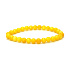 Aventurín žlutý náramek elastický přírodní kámen, kulička 6 mm / 16 - 17 cm, kámen štěstí