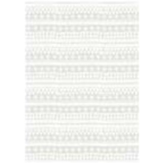 Ditipo Dárkový balicí papír 70 x 100 cm Vánoční bílé čárky, vločky, srdíčka 2 archy