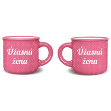 Nekupto Jmenný mini hrníček Úžasná žena 100 ml