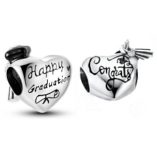 Charm Gradace - Blahopřejeme k promoci, Absolvent korálek srdce na náramek