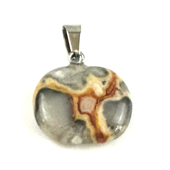 Achát bláznivý Jablko poznání přívěsek přírodní kámen 1,5 cm, přináší do života úspěch