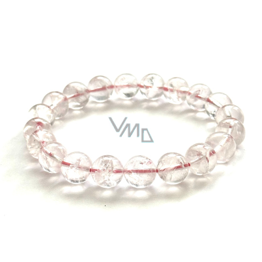 Azeztulit růžový náramek elastický přírodní kámen 9 mm / 16 - 17 cm vysokofrekvenční energie, kámen světla a jasnosti Azeztulit růžový náramek elastický přírodní kámen 9 mm / 16 - 17 cm vysokofrekvenční energie, kámen světla a jasnosti