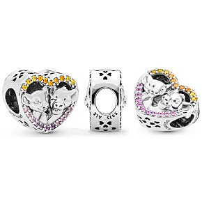 Charm Disney Lví král - Simba a Nala, korálek na náramek, film