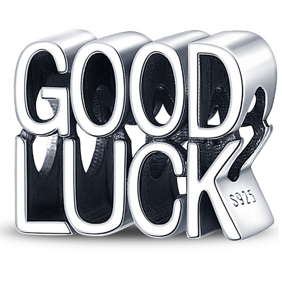 Charm Good Luck - Hodně štěstí, korálek na náramek symbol