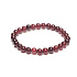 Granát červený náramek elastický, kulička 6 mm / 16 - 17 cm, kámen ohně, lásky