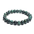 Jadeit Africký náramek elastický přírodní kámen, kulička 8 mm / 16 - 17 cm
