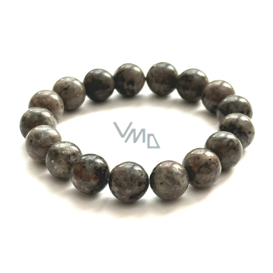 Yooperlit náramek elastický přírodní kámen, kulička 12 mm / 16 - 17cm, kámen pravdy Yooperlit náramek elastický přírodní kámen, kulička 12 mm / 16 - 17cm, kámen pravdy