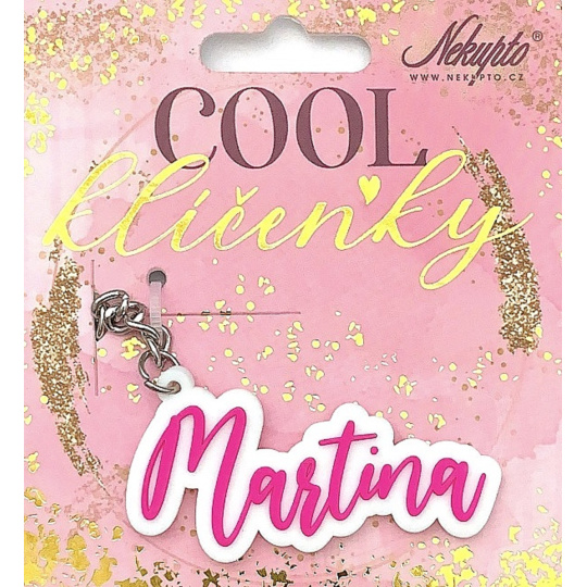 Nekupto Cool jmenná klíčenka Martina 1 kus