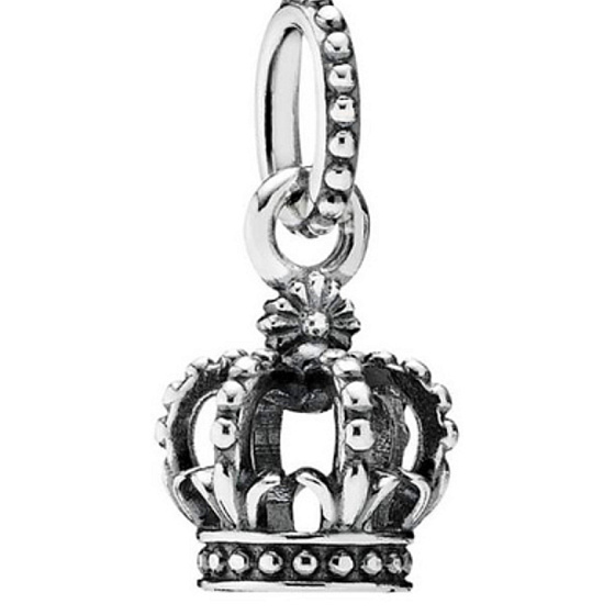 Charm Královská koruna - Ušlechtilý lesk, přívěsek na náramek symbol