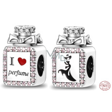 Charm Sterlingové stříbro 925 Parfém, korálek na náramek zájmy