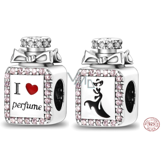 Charm Sterlingové stříbro 925 Parfém, korálek na náramek zájmy Charm Sterlingové stříbro 925 Parfém, korálek na náramek zájmy