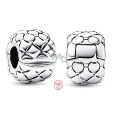 Charm Sterlingové stříbro 925 Cvočky stopper, klipový korálek na náramek štěstí