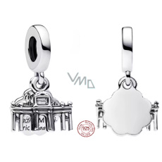 Charm Sterlingové stříbro 925 Německo, Berlín, Braniborská brána 2v1, přívěsek na náramek cestování